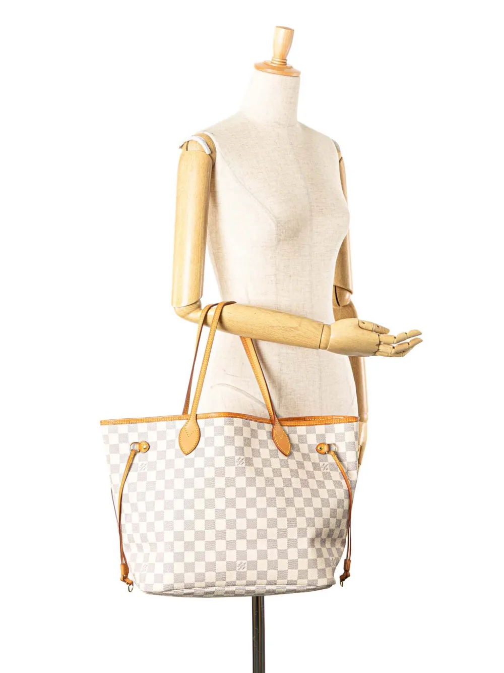 Louis Vuitton Pre-Owned 2011 Damier Azur Neverfull MM tote bag | Pre-Owned | Image 2
