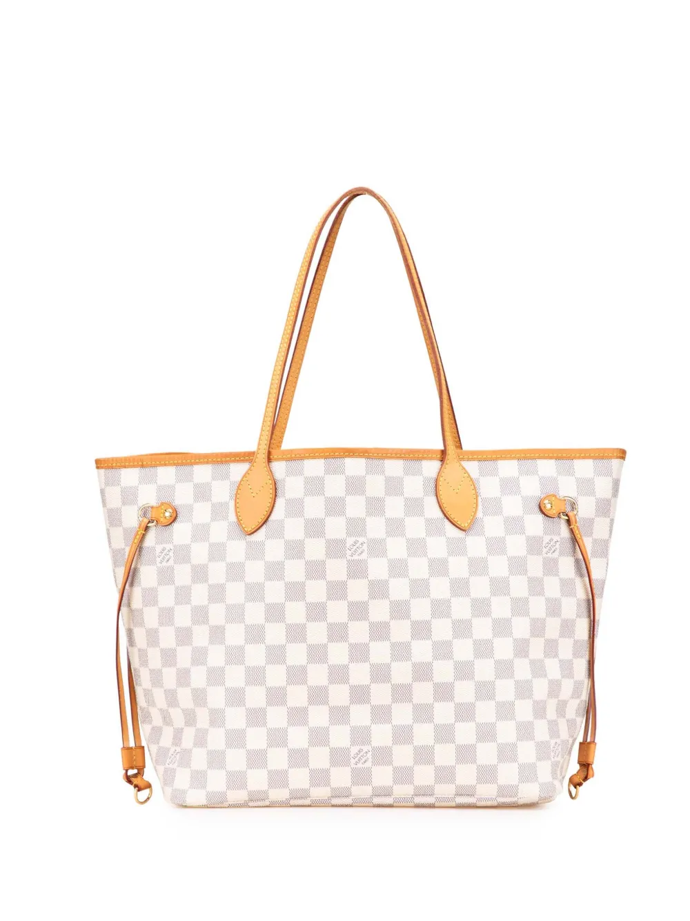 Louis Vuitton Pre-Owned 2011 ダミエ アズール ネヴァーフル MM トートバッグ - ホワイト Louis Vuitton Pre-Owned 2011 ダミエ アズール ネヴァーフル MM トートバッグ - ホワイト