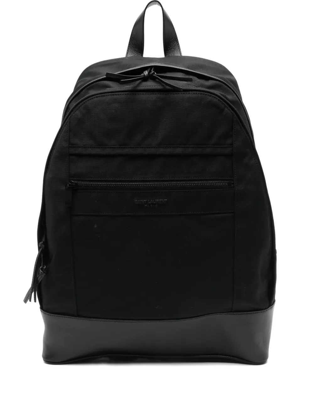 Saint Laurent City medium rugzak met logo-applicatie Zwart