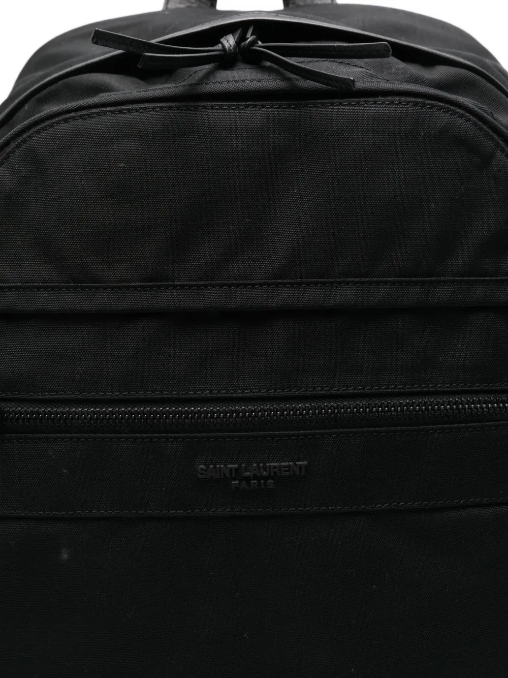 Saint Laurent City medium rugzak met logo-applicatie Zwart