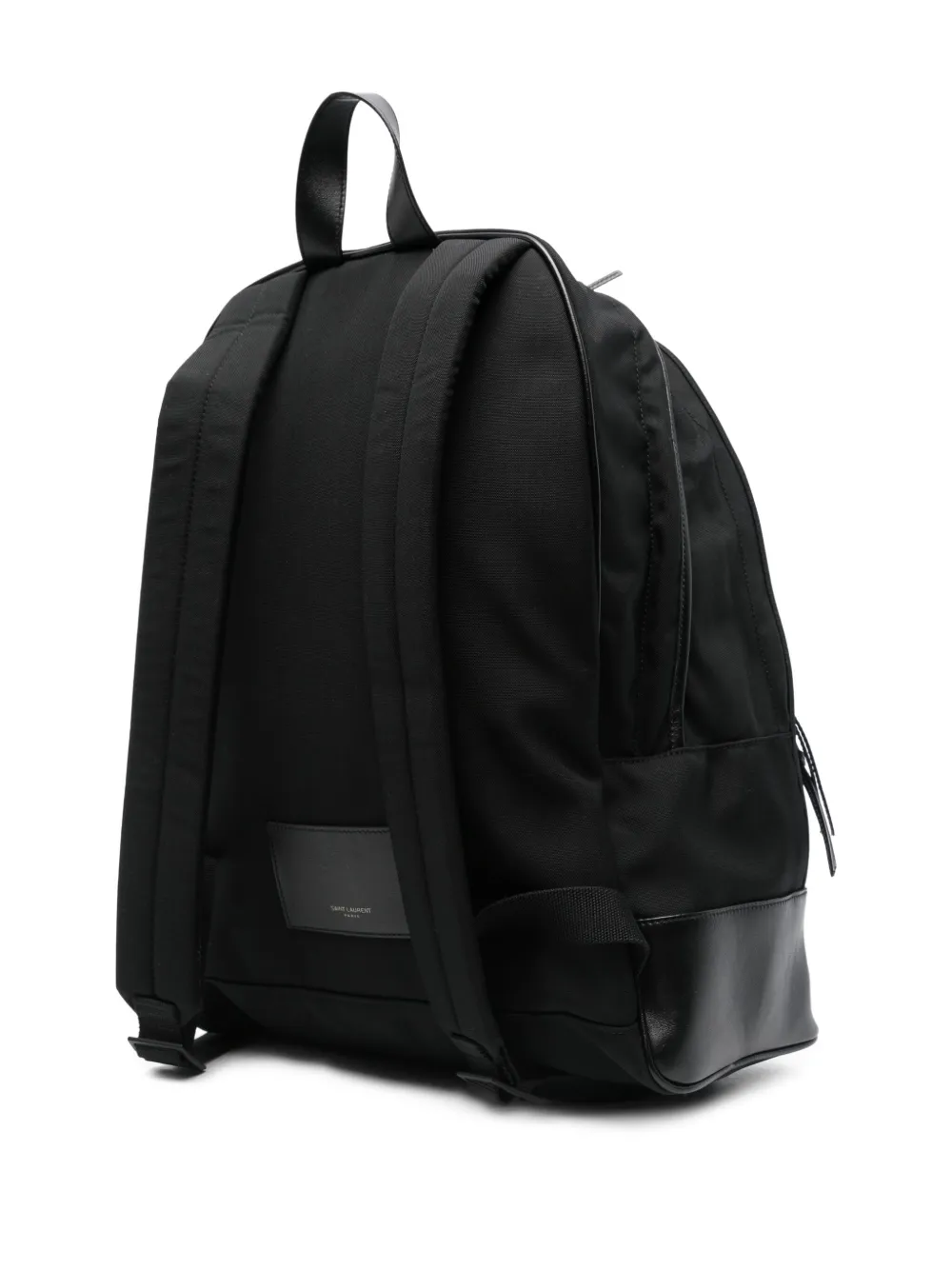 Saint Laurent City medium rugzak met logo-applicatie Zwart