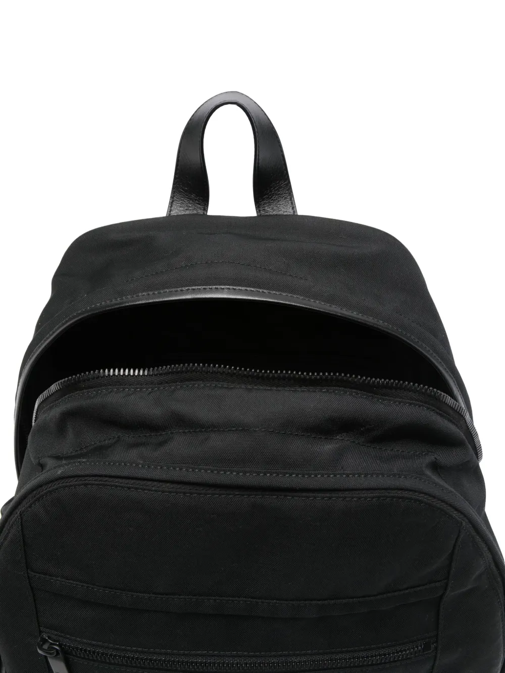 Saint Laurent City medium rugzak met logo-applicatie Zwart