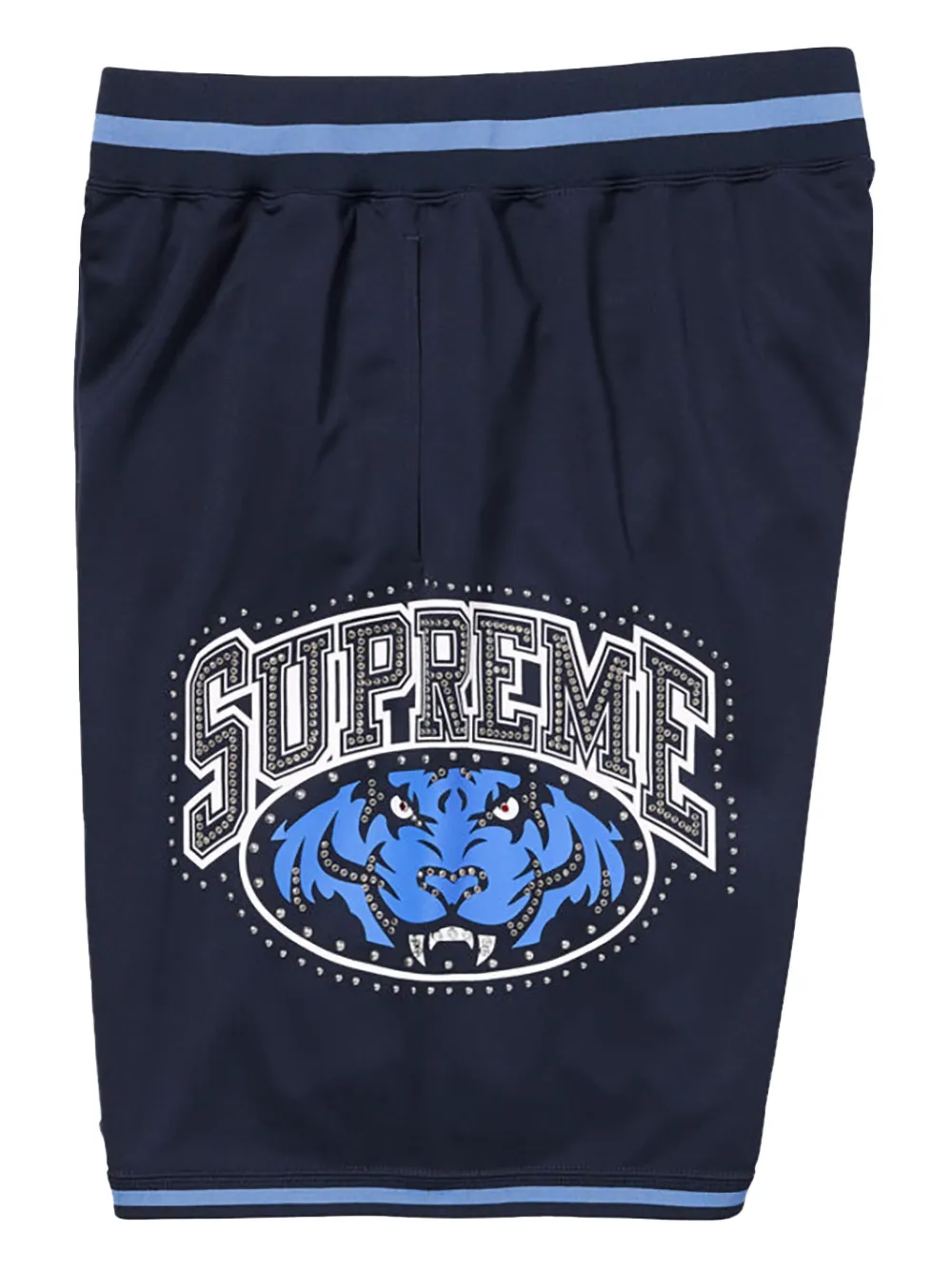 Supreme studded "SS 25 Navy" shorts Blauw