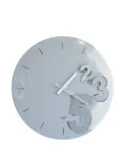 Arti & Mestieri number-detail grey clock