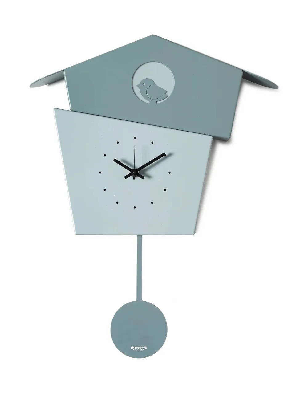 Arti & Mestieri birdhouse pendulum clock (45cm x 36cm) - Blau