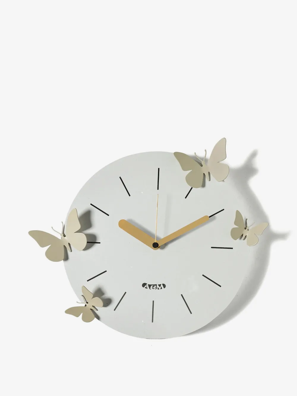 Arti & Mestieri butterfly-embellished wall clock | Image 1
