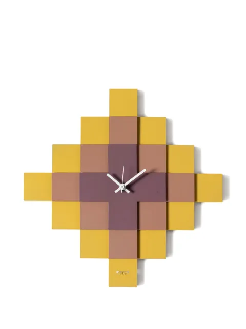Arti & Mestieri geometric-pattern wall clock (35cm x 35cm)