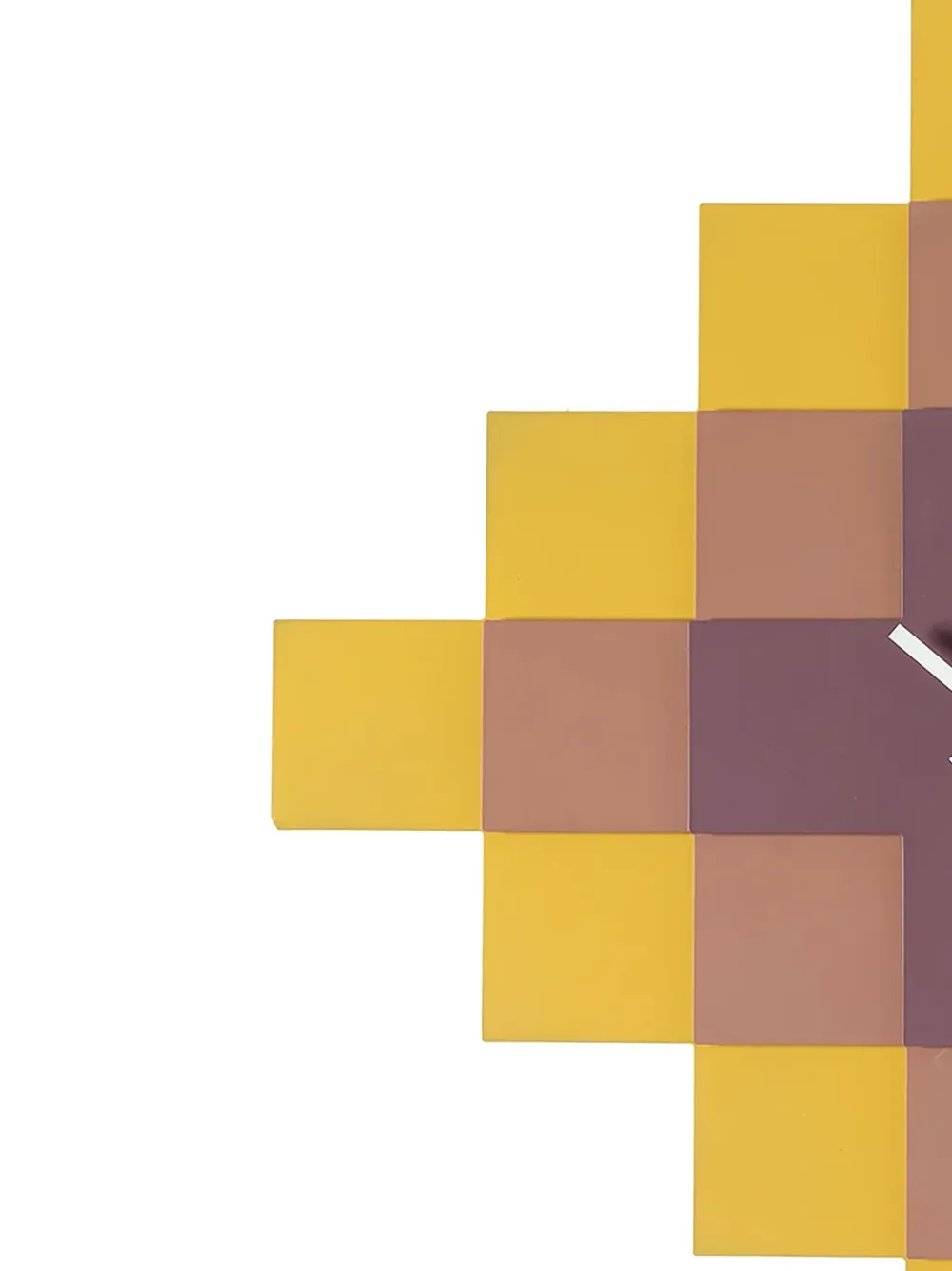 Arti & Mestieri geometric-pattern wall clock (35cm x 35cm) | Clocks | Image 2