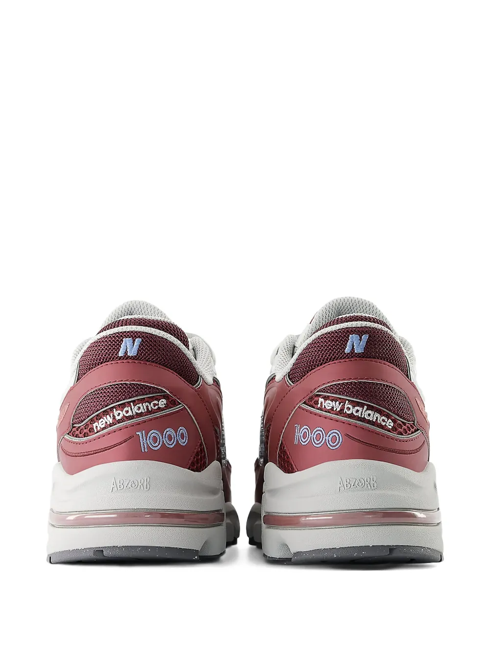 New Balance 1000 "Monarch Burgandy" sneakers Red