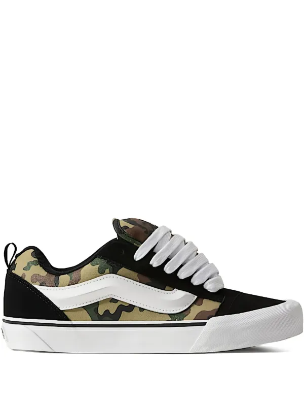 Vans Tenis Knu Skool Camo Negro FARFETCH MX