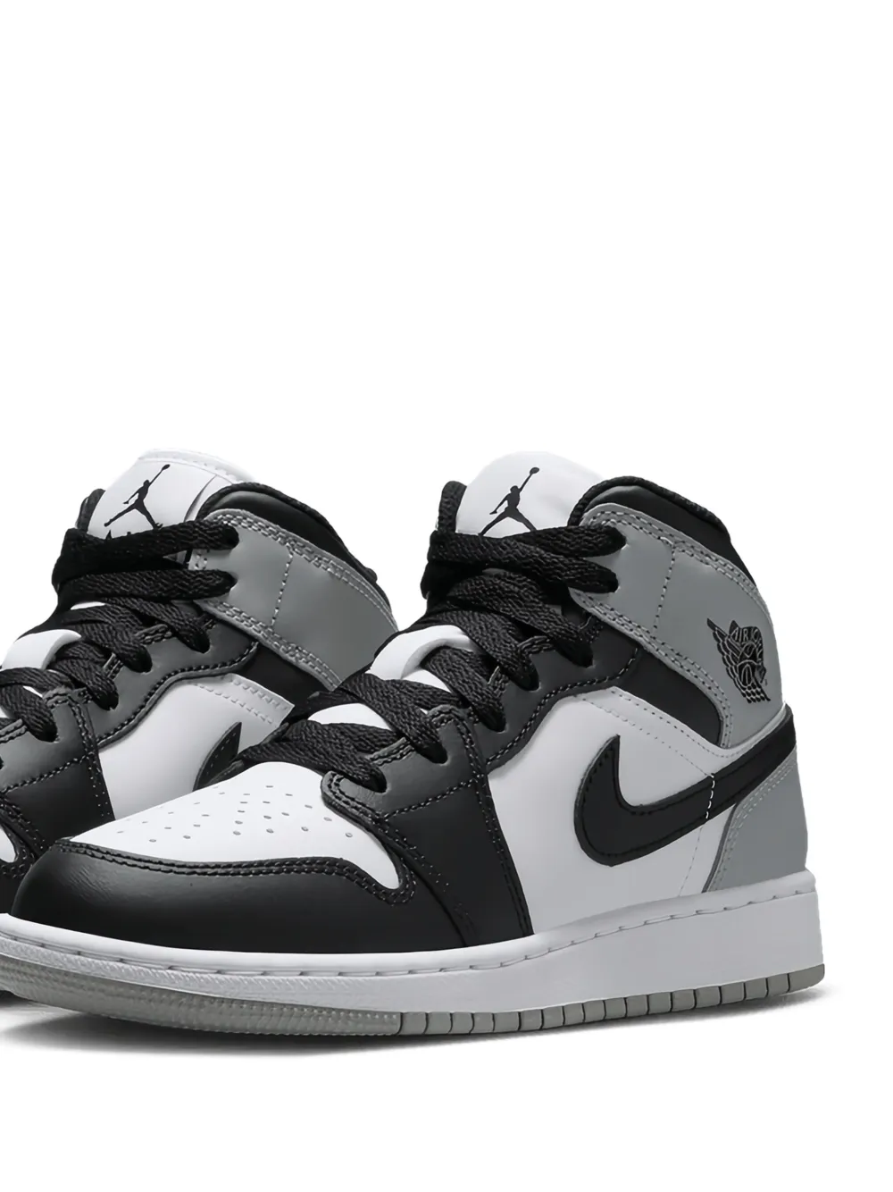 Jordan Kids Air Jordan 1 Mid "Barons" sneakers Black