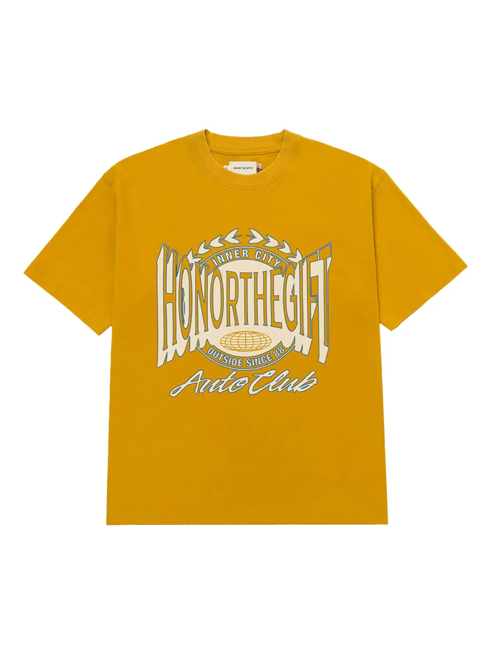 Honor The Gift Honor Club T-shirt | Yellow | Image 1
