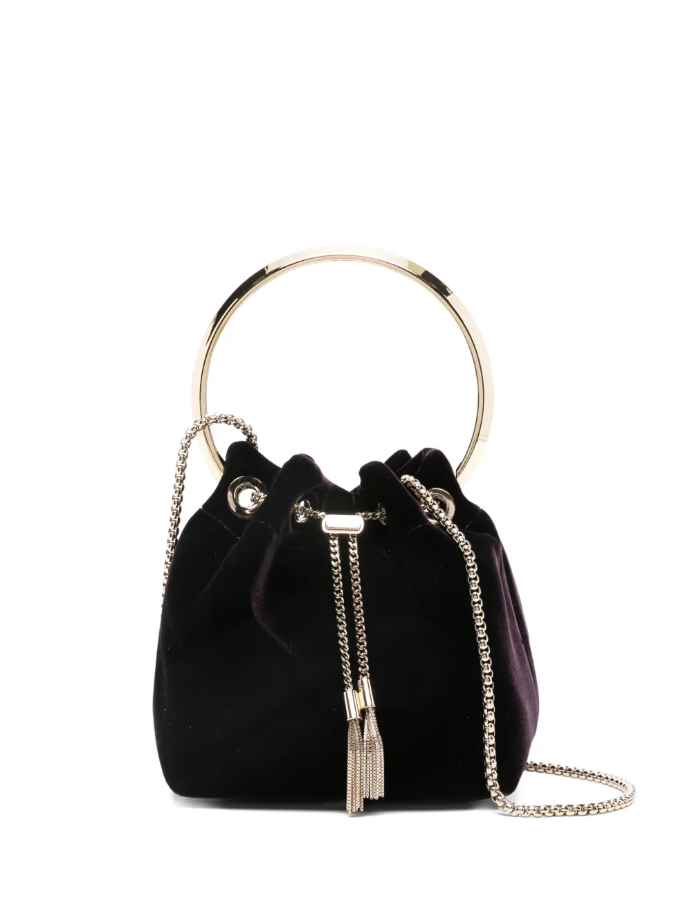 Jimmy Choo Bon Bon Top-handle Tote Bag In Black