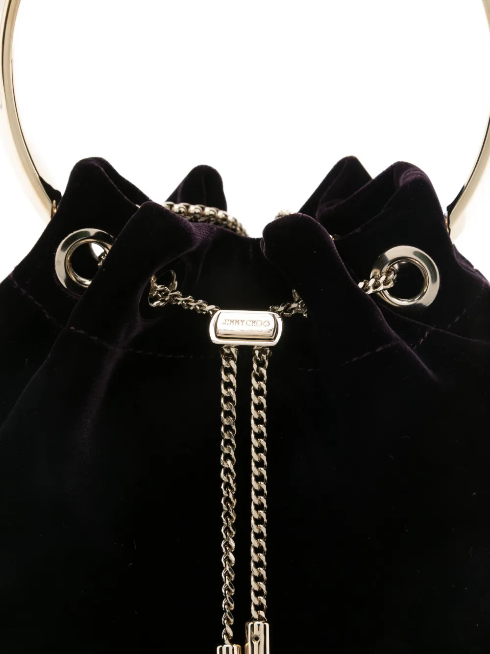 Jimmy Choo Bon Bon Top-handle Tote Bag In Black