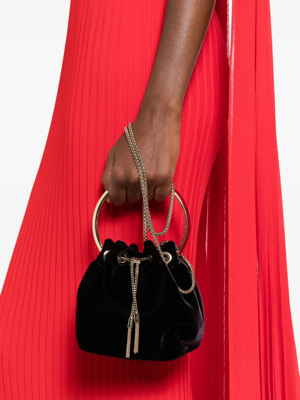 Jimmy Choo Bon Bon top-handle tote bag - Zwart