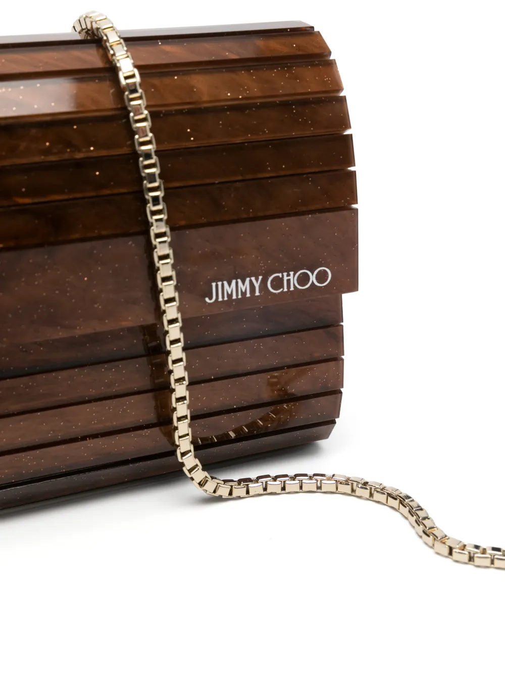 Jimmy Choo Sweetie クラッチバッグ | ブラウン | FARFETCH JP