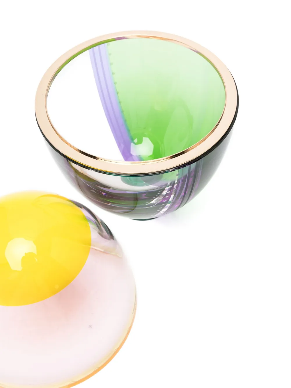 Reflections Copenhagen Large Fantasia Egg Sculpture (30cm X 18cm) In Green