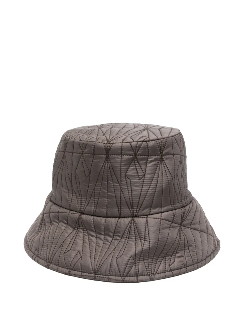 Moncler + Rick Owens Vissershoed met logopatch Bruin