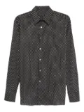 TOM FORD geometric-print shirt - Black