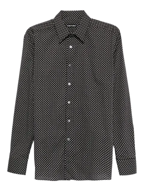 TOM FORD geometric-print shirt