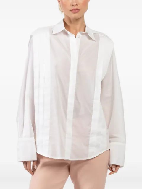 Smythe pleat-detail shirt