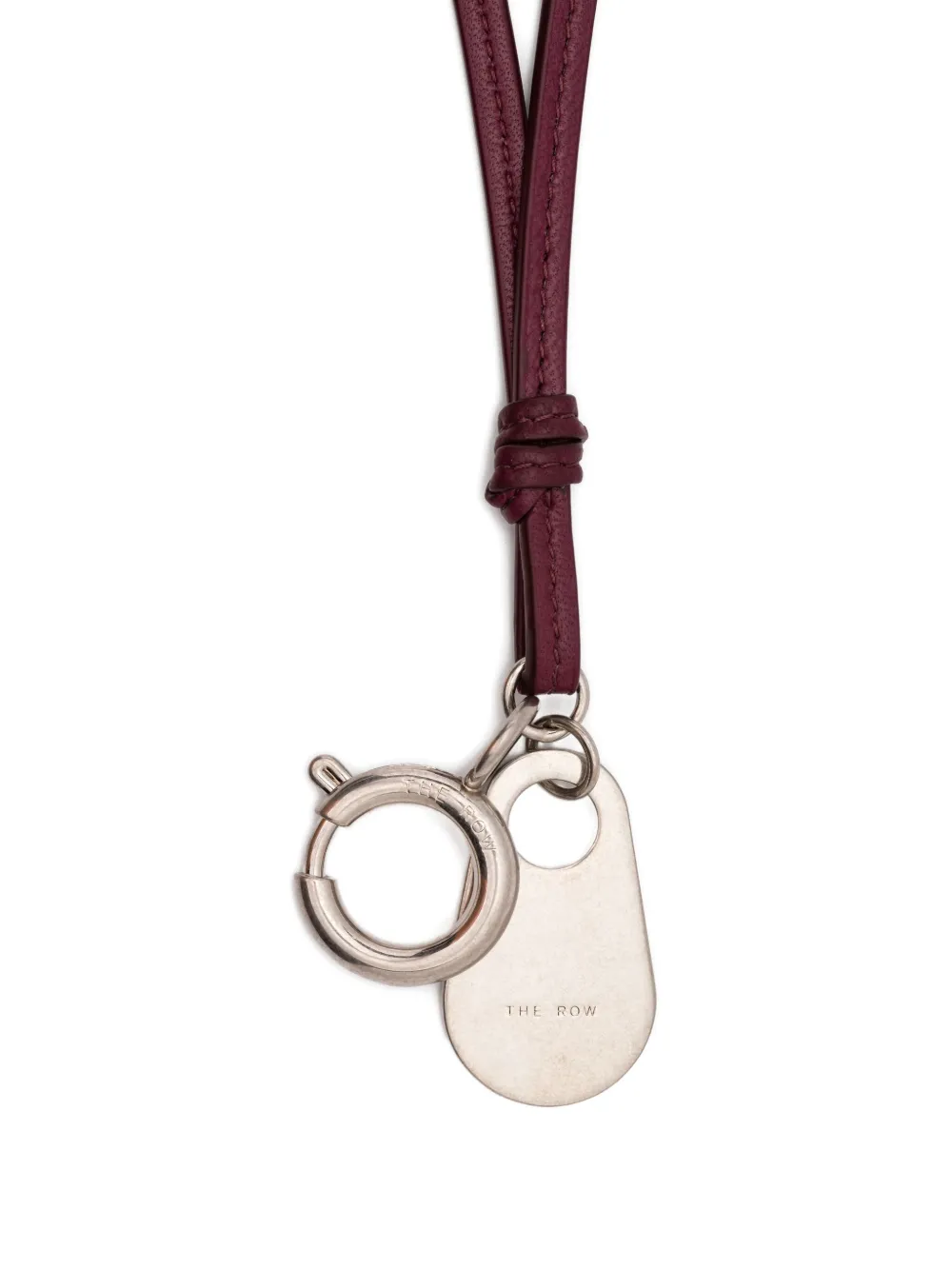 The Row Lederarmband Mit Federring In Brown