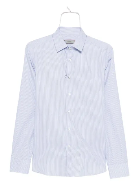 Canali pinstriped cotton shirt
