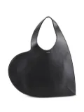 Coperni heart-shaped leather clutch bag - Black