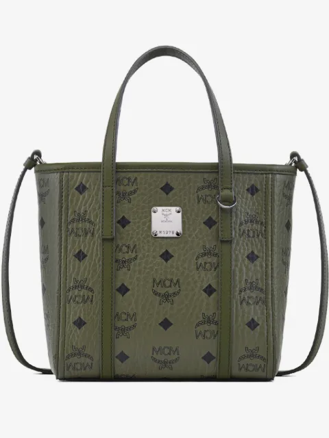 MCM mini Toni visetos-monogram top-zip tote bag