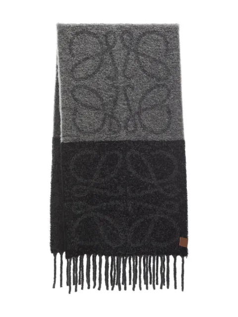 LOEWE Anagram fringed scarf