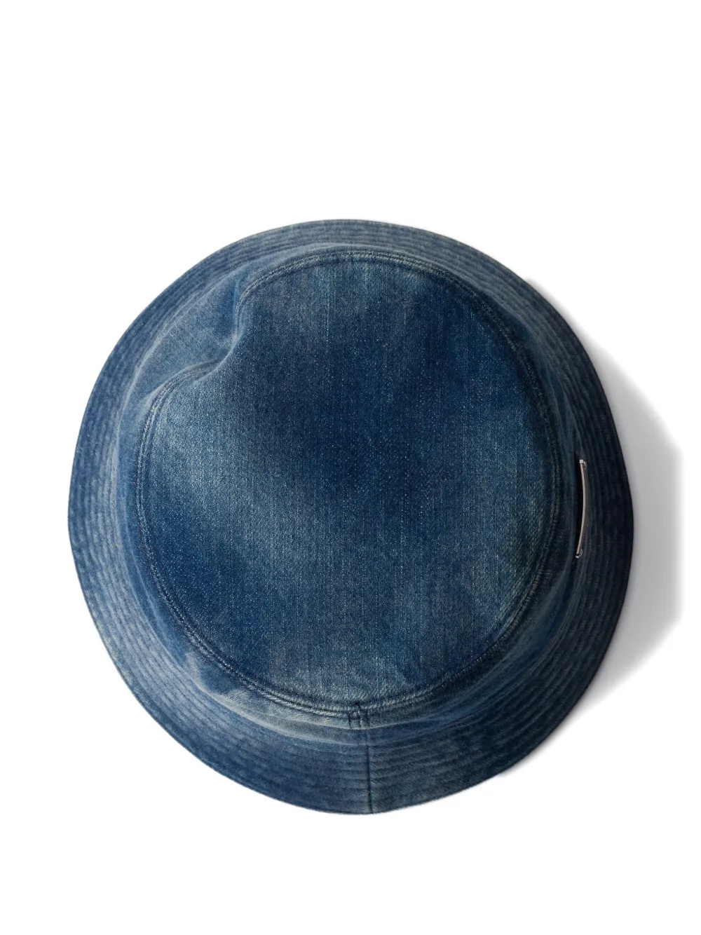 Prada triangle-logo denim bucket hat | Image 2