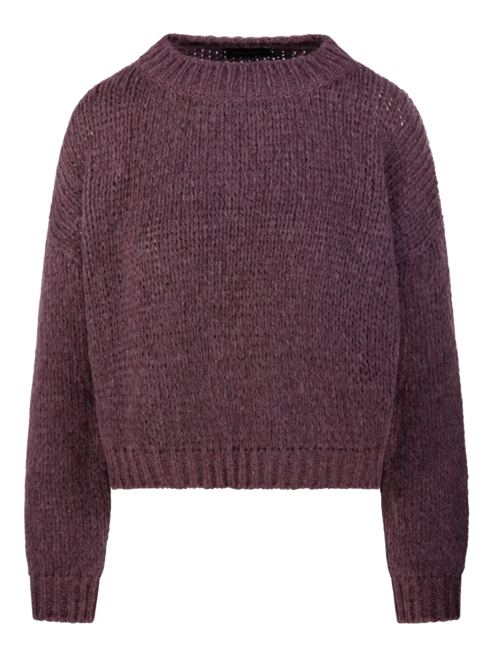 Roberto Collina crew-neck wool sweater Rood