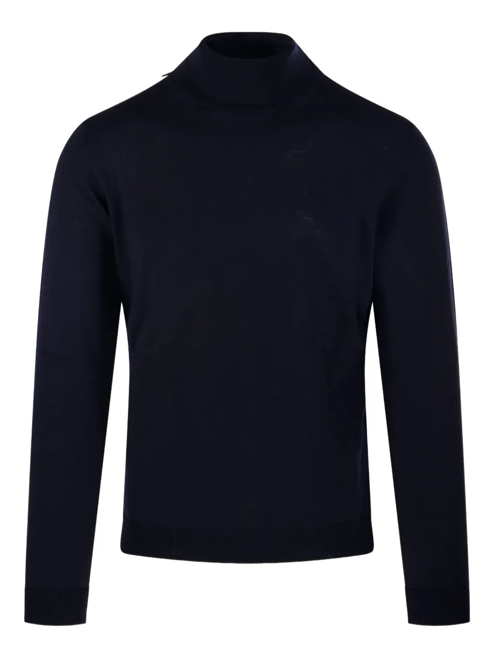 Roberto Collina Trui met hoge hals Blauw