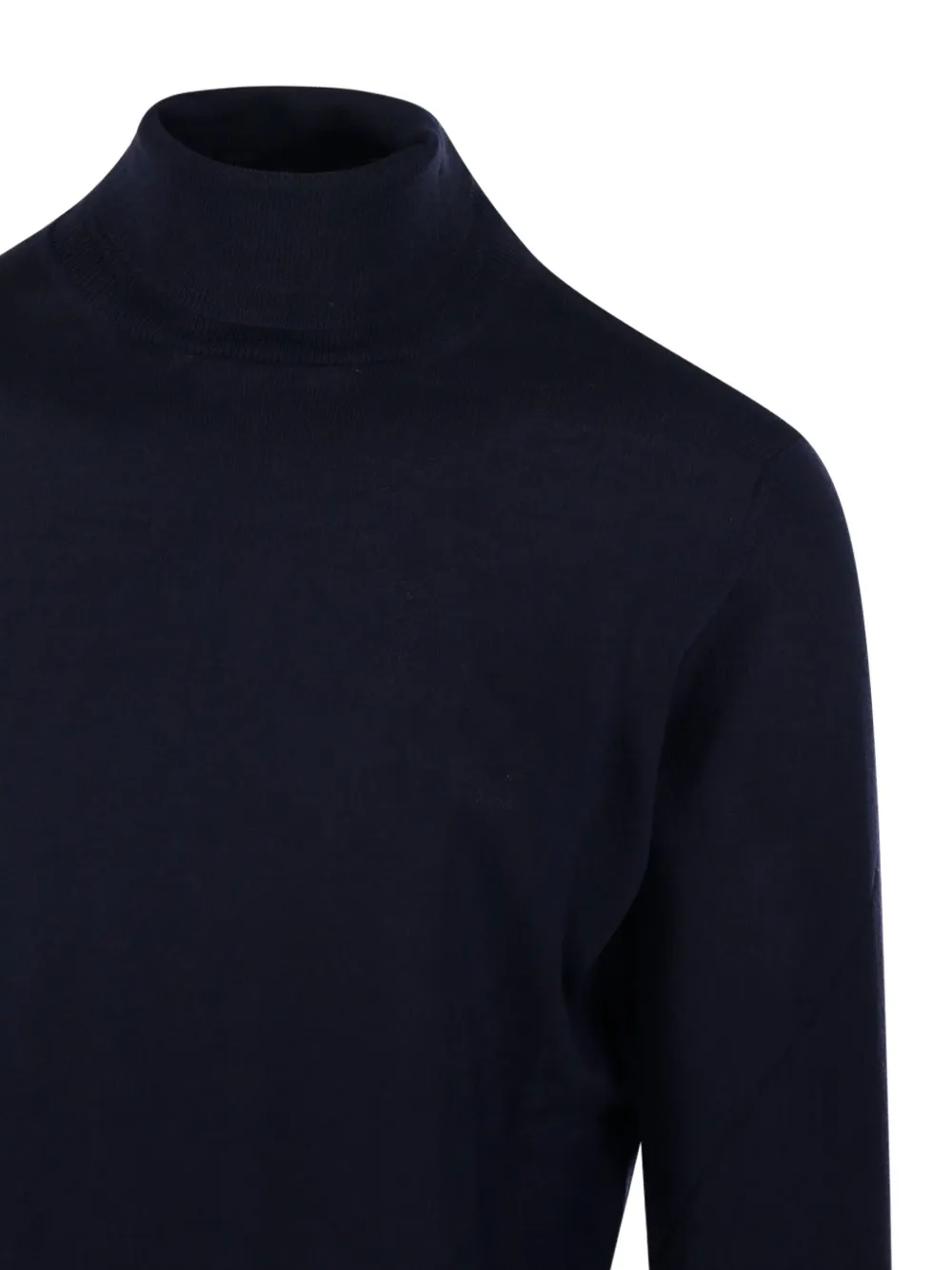 Roberto Collina Trui met hoge hals Blauw
