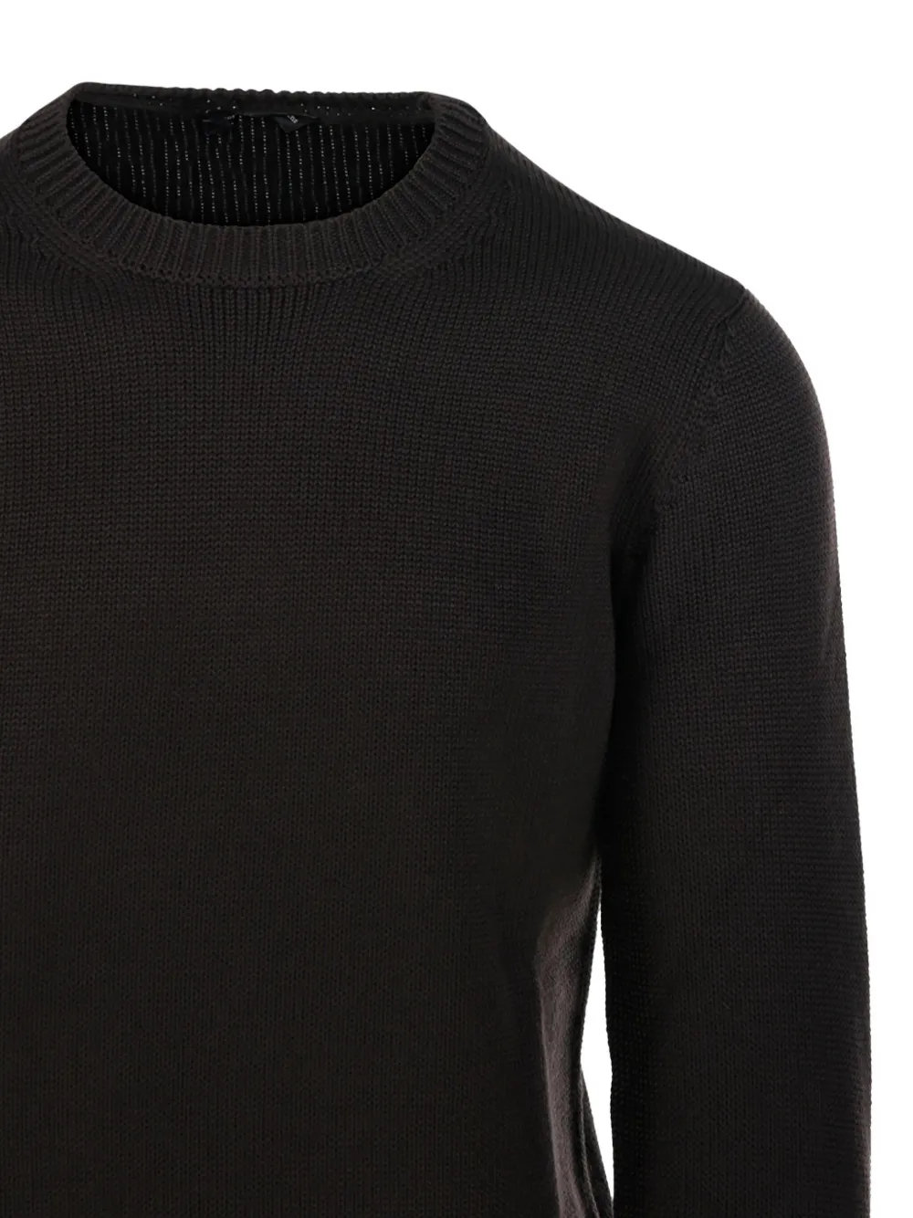 Roberto Collina Sweater met ronde hals Bruin