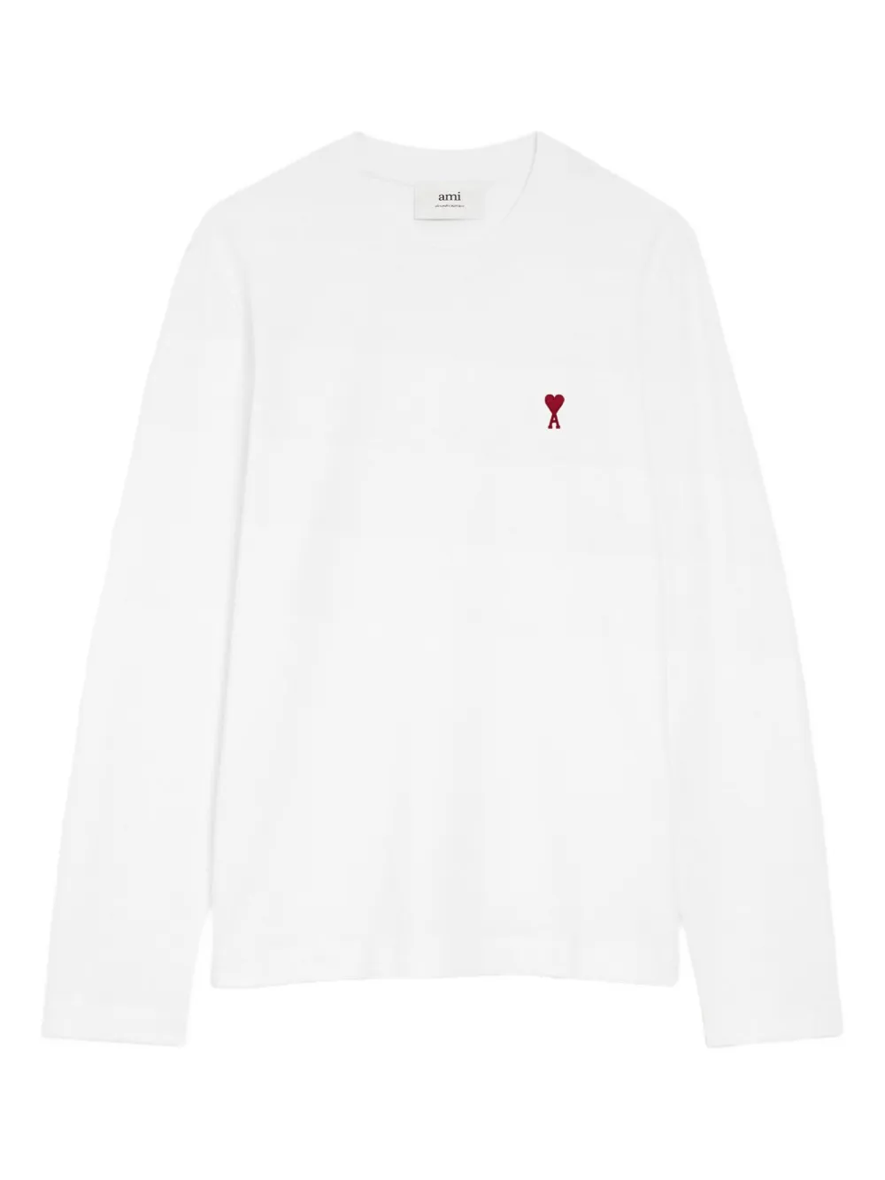 AMI Paris T-shirt met logo Wit