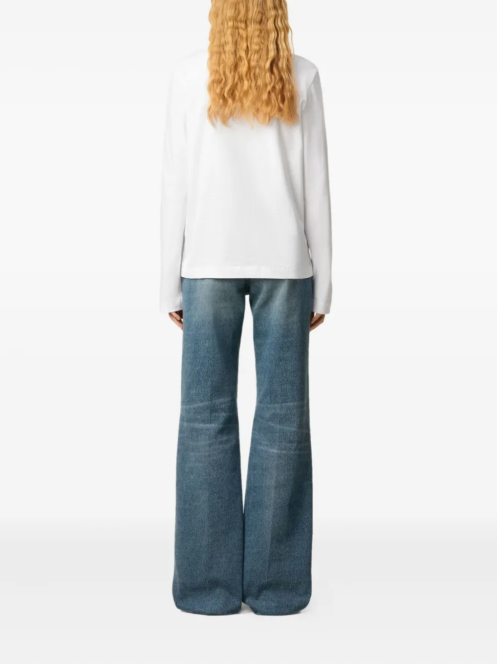 AMI Paris T-shirt met logo Wit