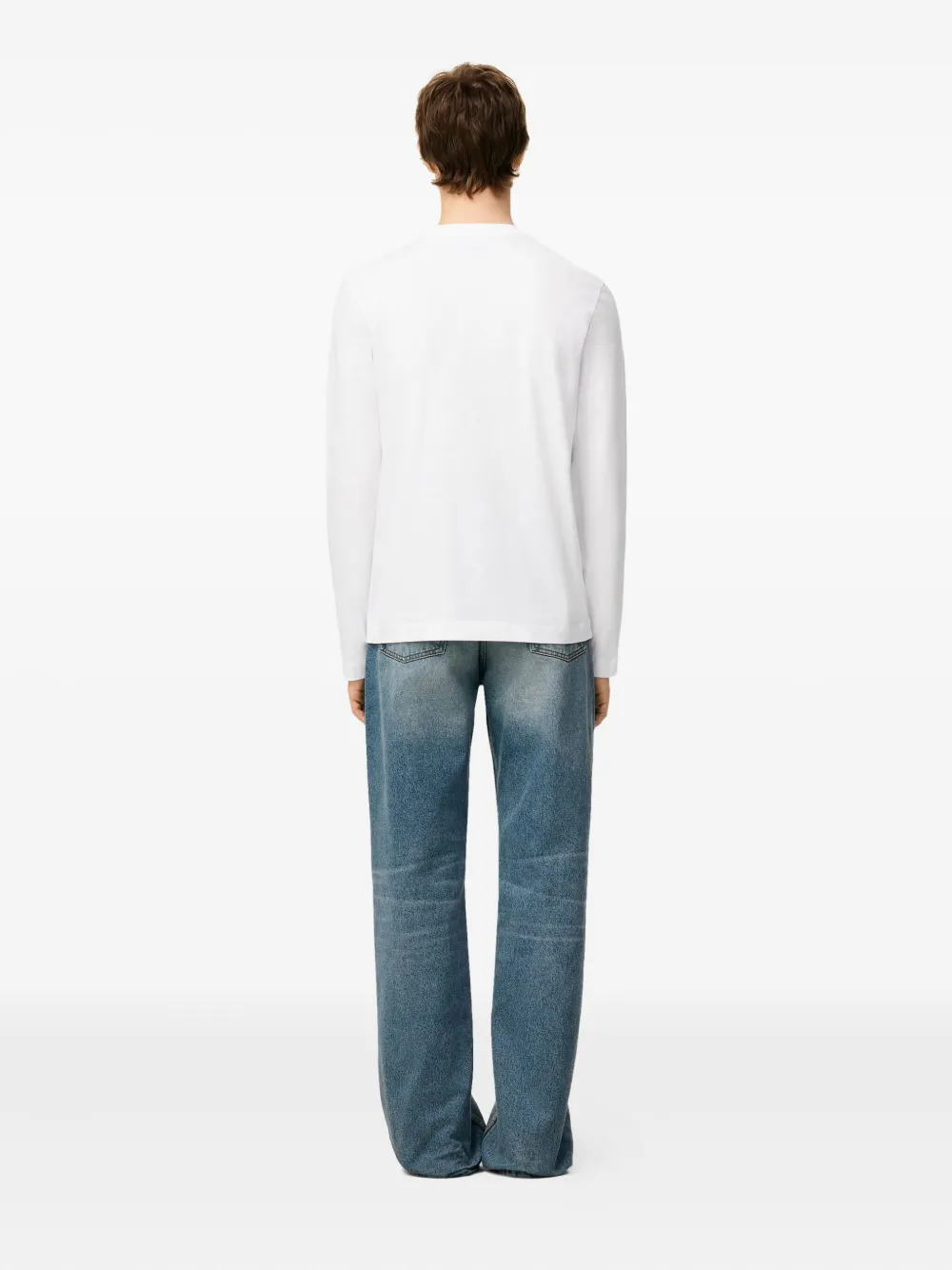 AMI Paris T-shirt met logo Wit