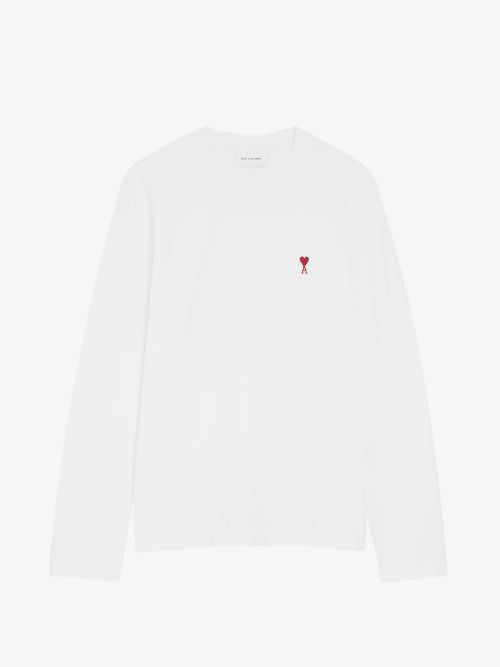 AMI Paris Ami de Coeur long-sleeve T-shirt | White | Image 1