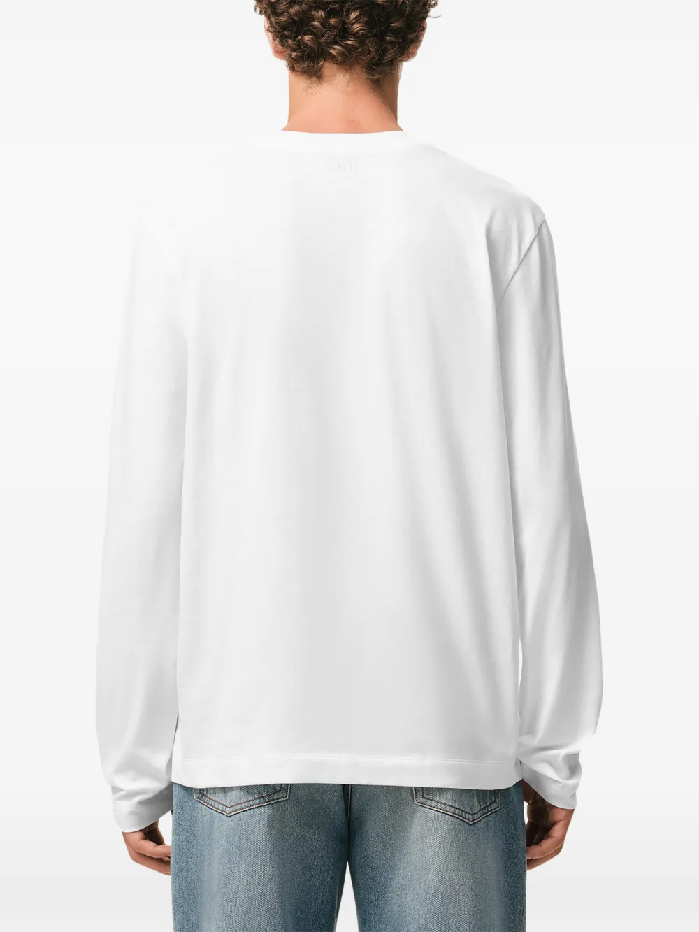 AMI Paris Ami De Cœur long-sleeve T-shirt | White | FARFETCH