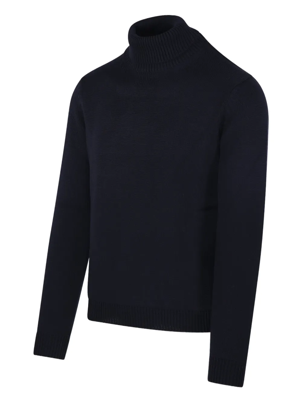Roberto Collina Wollen trui met hoge hals Blauw