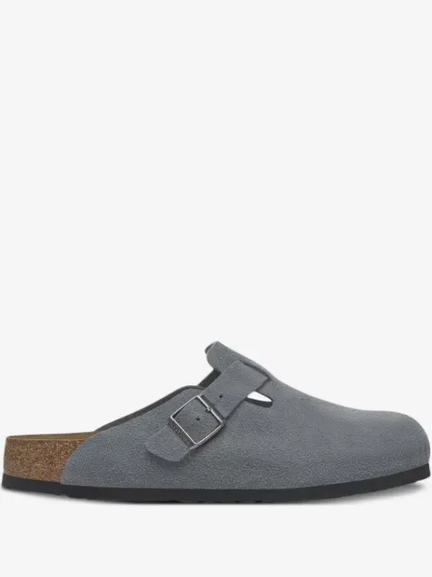 Birkenstock Boston "Basalt Grey" slippers