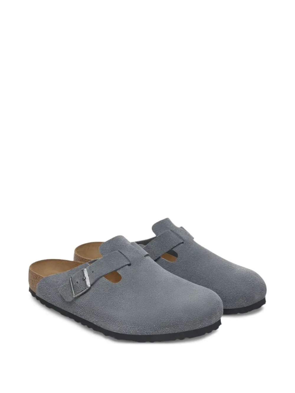 Birkenstock Boston "Basalt Grey" slippers