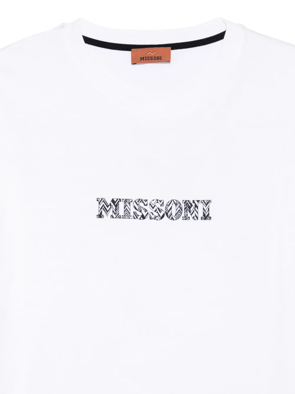 Missoni Kids T-shirt met logo Wit