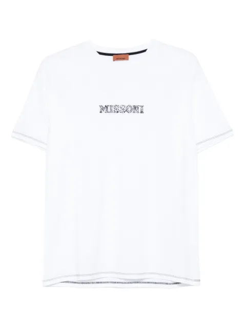 Missoni Kids logo-detail T-shirt