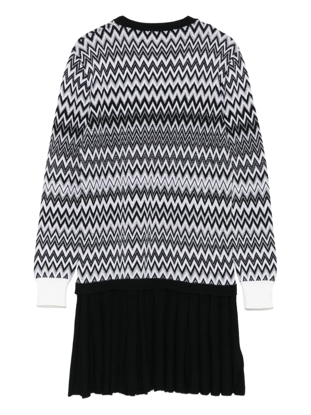 Missoni Kids zigzag-pattern pleated dress | Girls Knitted Dresses | Image 2