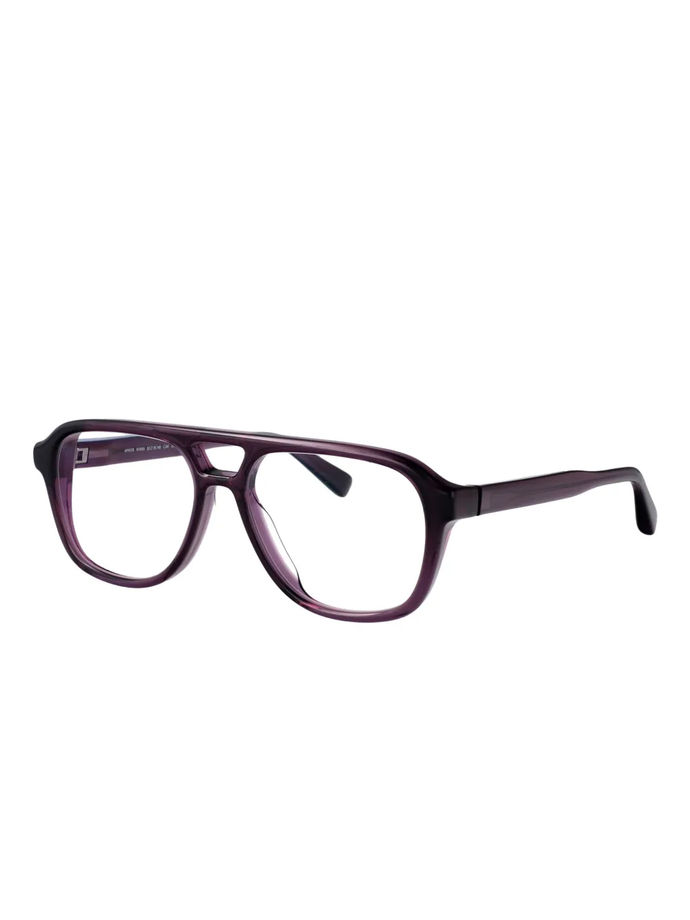 Mykita Nyara bril met rechthoekig montuur van acetaat Paars