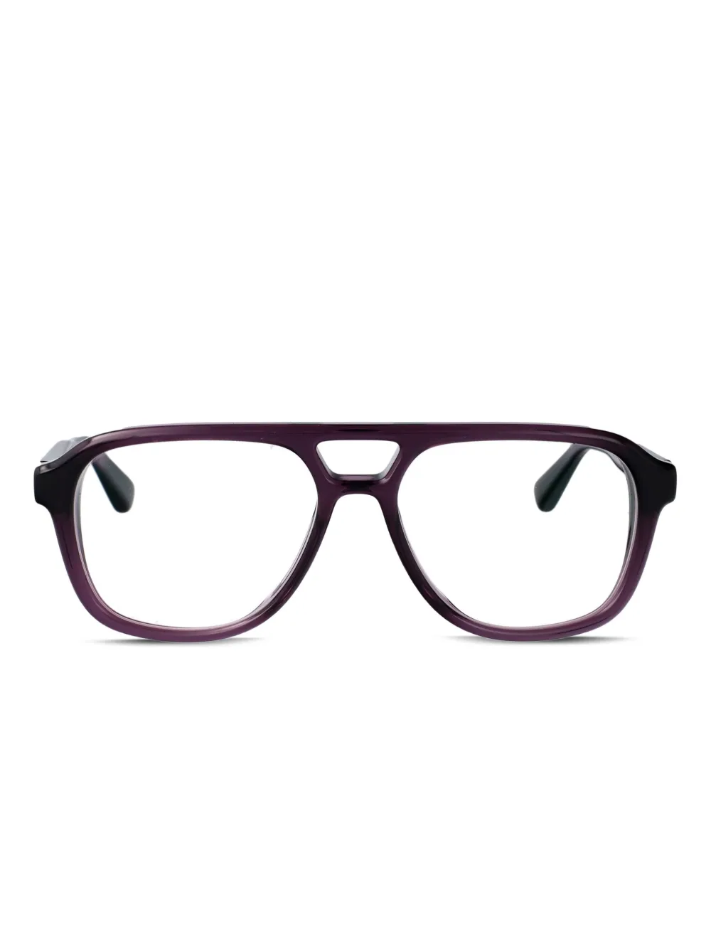 Mykita Nyara bril met rechthoekig montuur van acetaat Paars