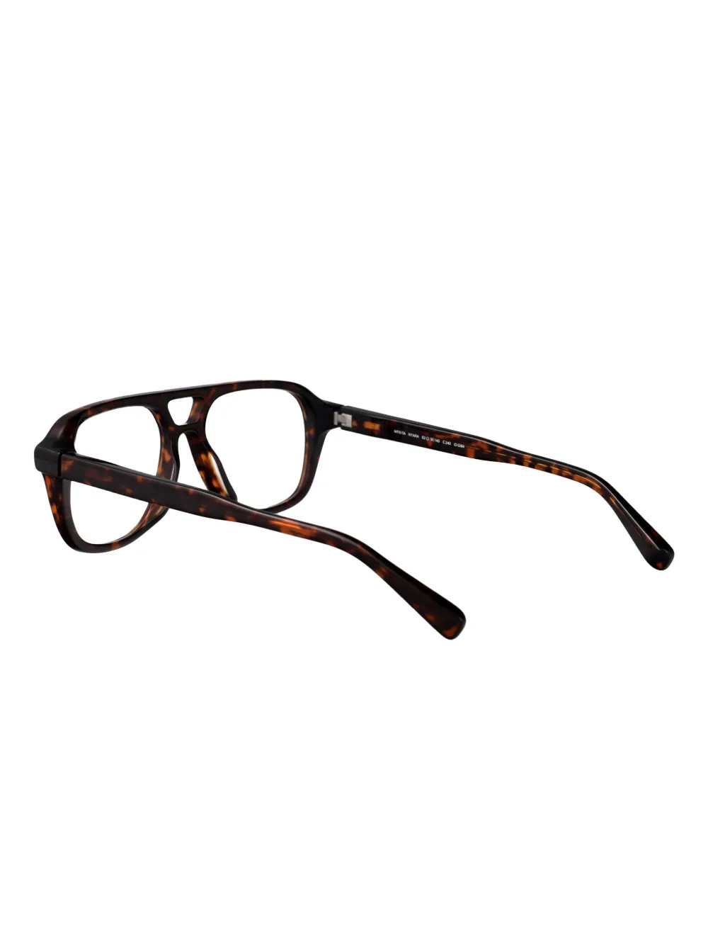 Mykita Nyara bril met acetaat geometrisch montuur Zwart