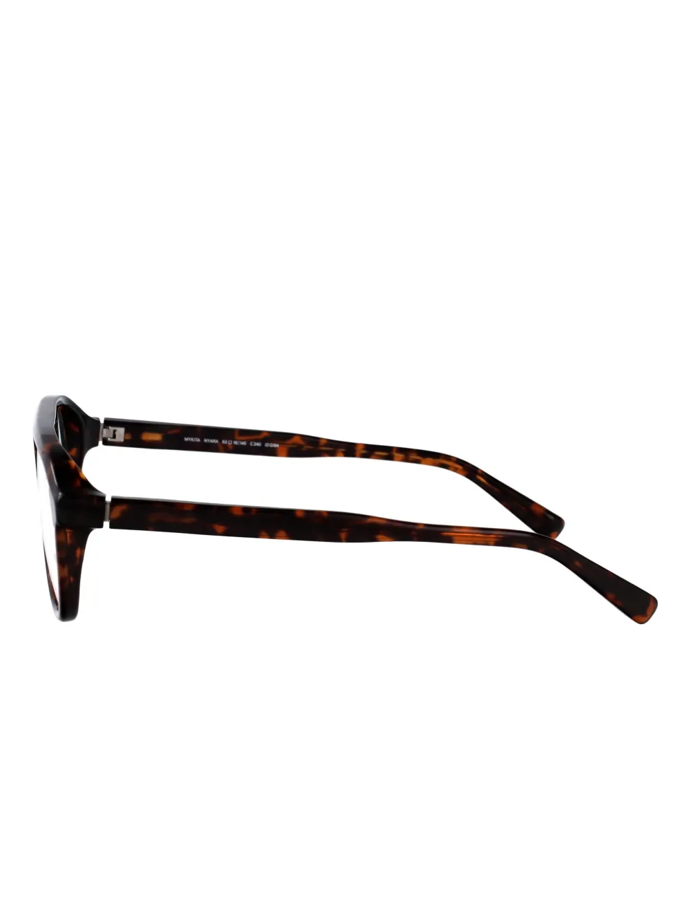 Mykita Nyara bril met acetaat geometrisch montuur Zwart